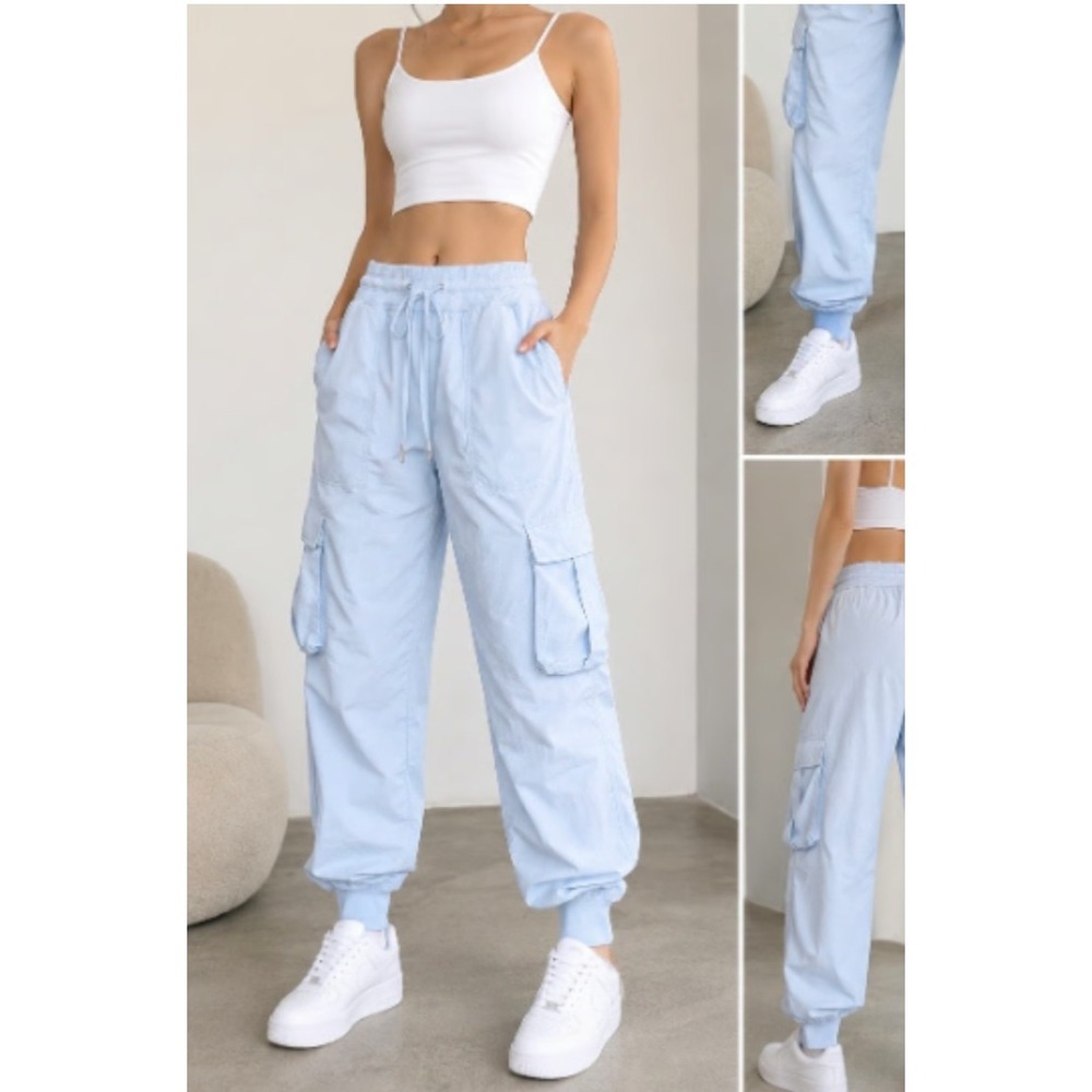 Lululemon Dance Studio Relaxed-Fit Mid-Rise Cargo Joggers Blue XL LW5GICS